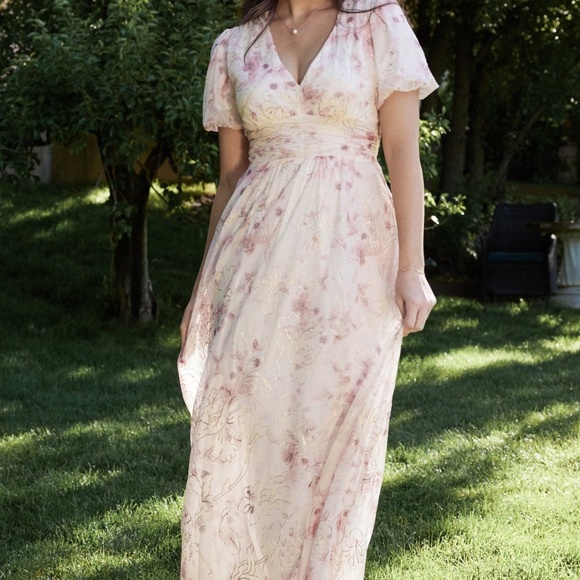 Baltic Born Ardley Maxi Dress | Mauve Floral Size XLXL - Picture 1 of 5
